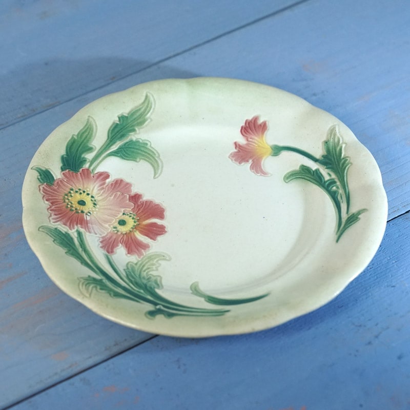 ショワジールロワChoisy le Roiのお花のデザート皿W20cm gc-1821の通販