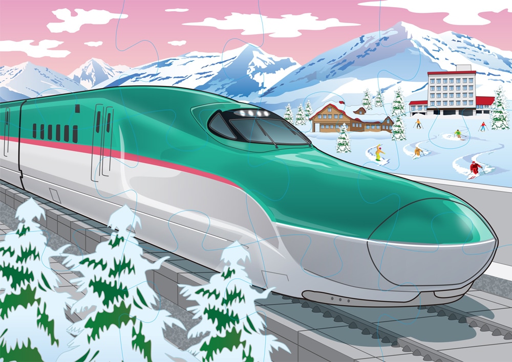 くもんのジグソーパズル STEP2 カラフルしんかんせん | 知育玩具