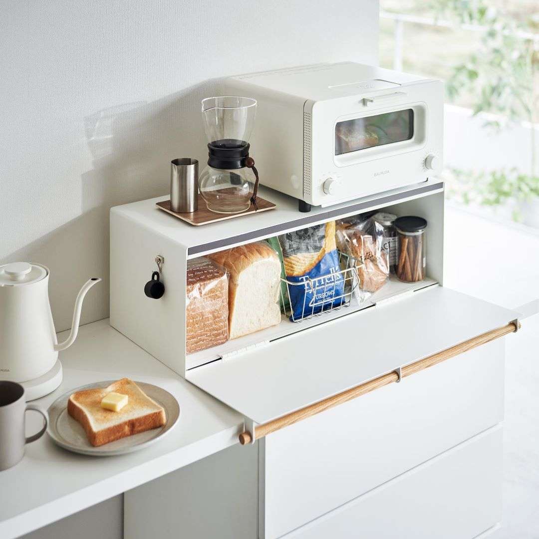 tosca】ブレッドケース ワイド ホワイト｜キッチン用品,キッチン収納
