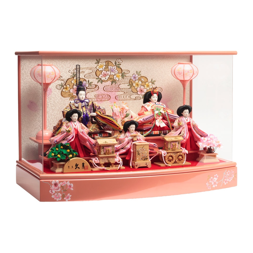 親王官女ケース飾り | 【公式】 人形の久月オンラインストア