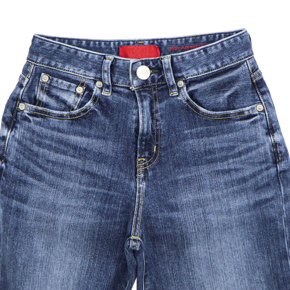 レッドカード トーキョー デニム レディース ストレッチ ワイド RED