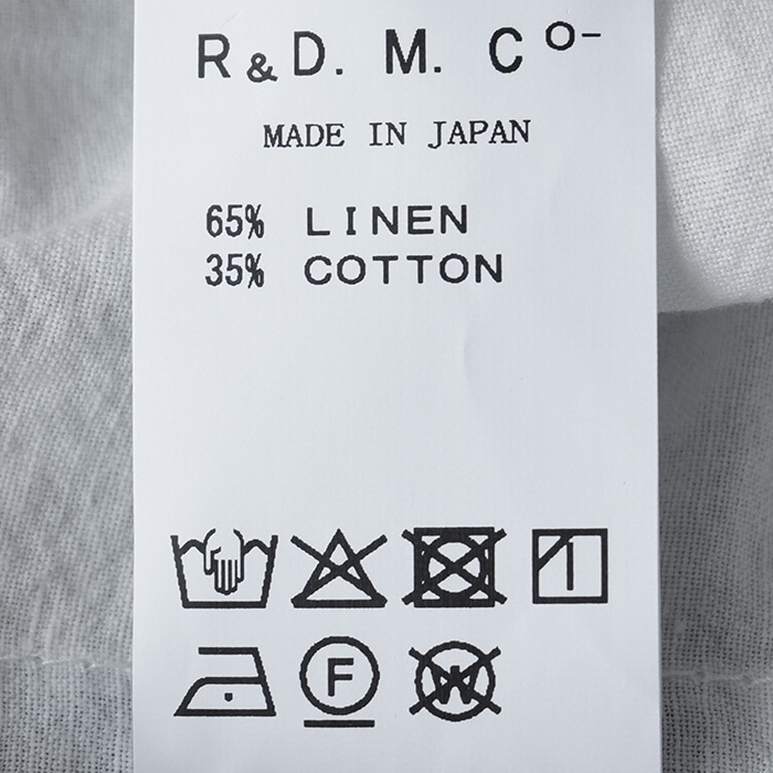 30%OFF】(7452) R&D.M.Co-/OLDMANS TAILOR(アールアンドディーエムコー