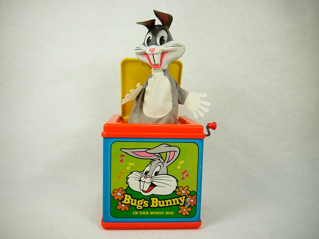 ビンテージ Mattel '76 LOONEY TUNES バッグスバニー In The Music Box