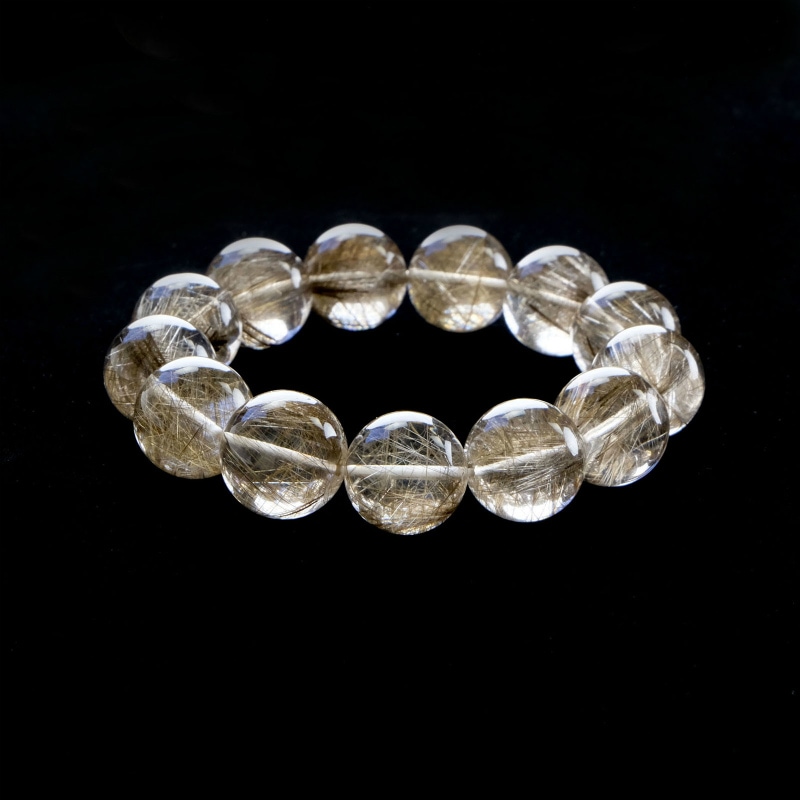 ◇高品質◇シルバールチル丸玉ブレスレット 18mm｜マライカ公式通販