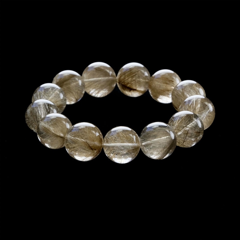 ◇高品質◇シルバールチル丸玉ブレスレット 17-18mm｜マライカ公式通販