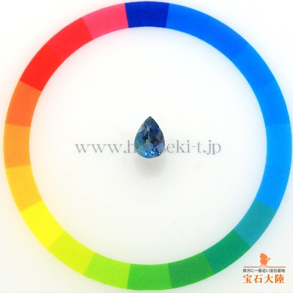 天然アクアマリン 0.57ct 【非加熱サンタマリア】 ブラジル・Tatu産