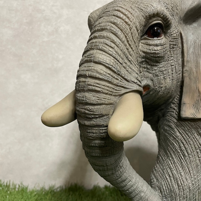 置物 ゾウ 象 中 高さ37cm 縁起物 風水 woobia ウービア 大きい