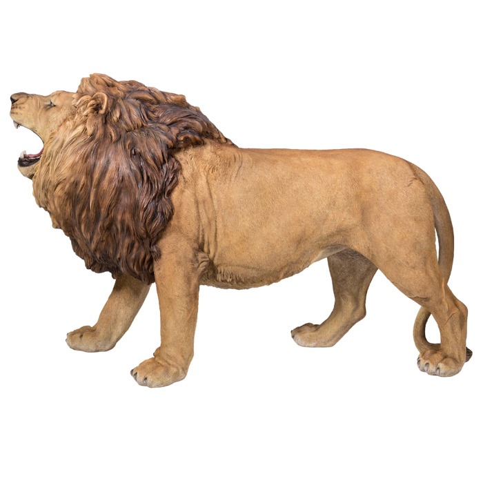 置物 吠えるライオン 特大 高さ94.5cm woobia ウービア 大きい