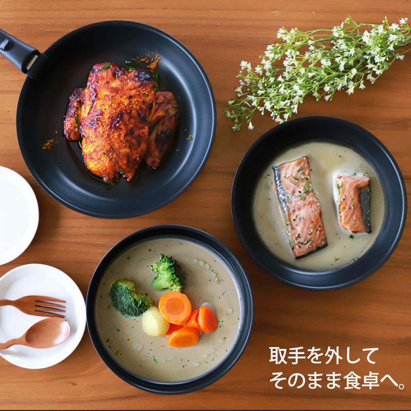 THERMOS サーモス フライパンセット 取っ手のとれるフライパン セット