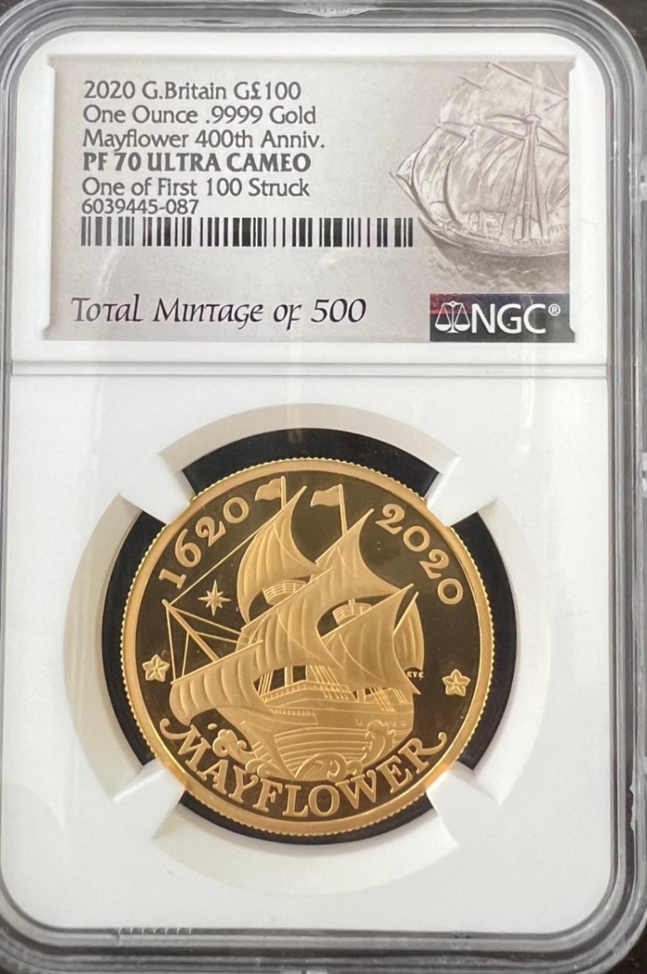 銀行振込割引なし】【会員様割引なし】 2020年 英国 メイフラワー号