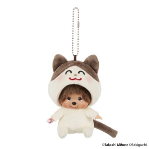 いらすとや×モンチッチ 顔でかSSキーチェーン いぬ|【ぬいぐるみの