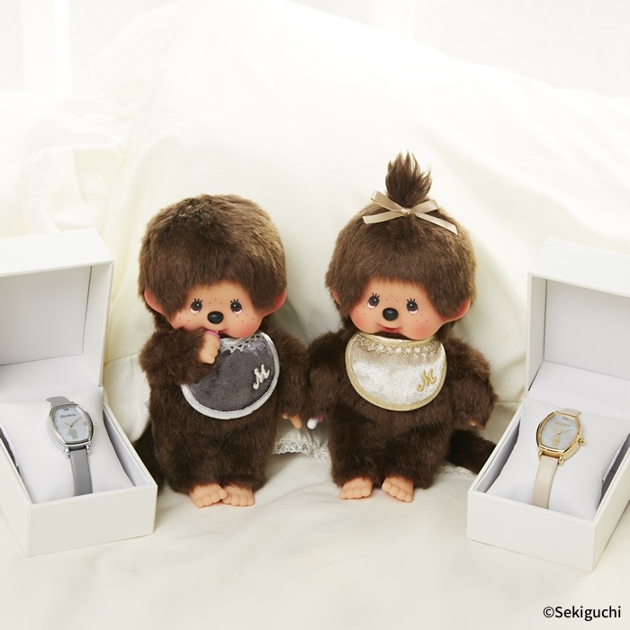 当店オリジナル】 モンチッチ腕時計セット ベージュ 女の子