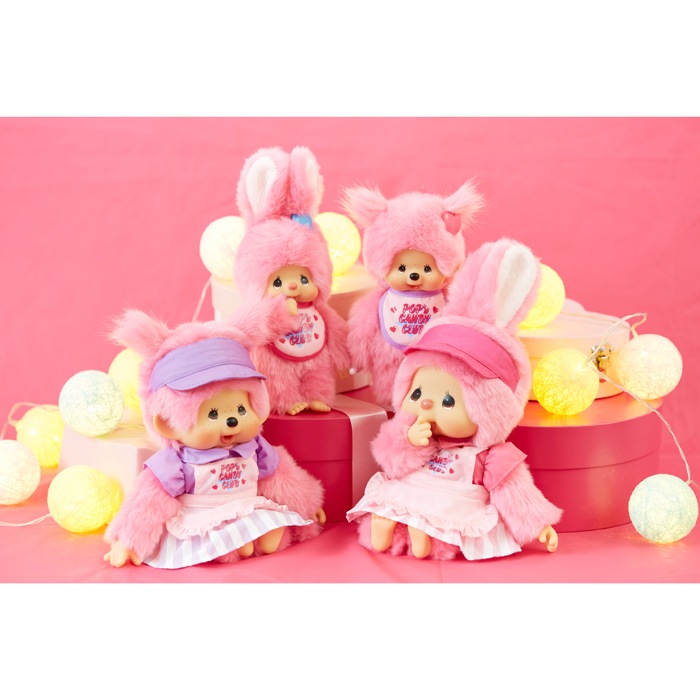 希少】モンチッチ Lサイズ ぬいぐるみ ピンク K.yamasaki 希少