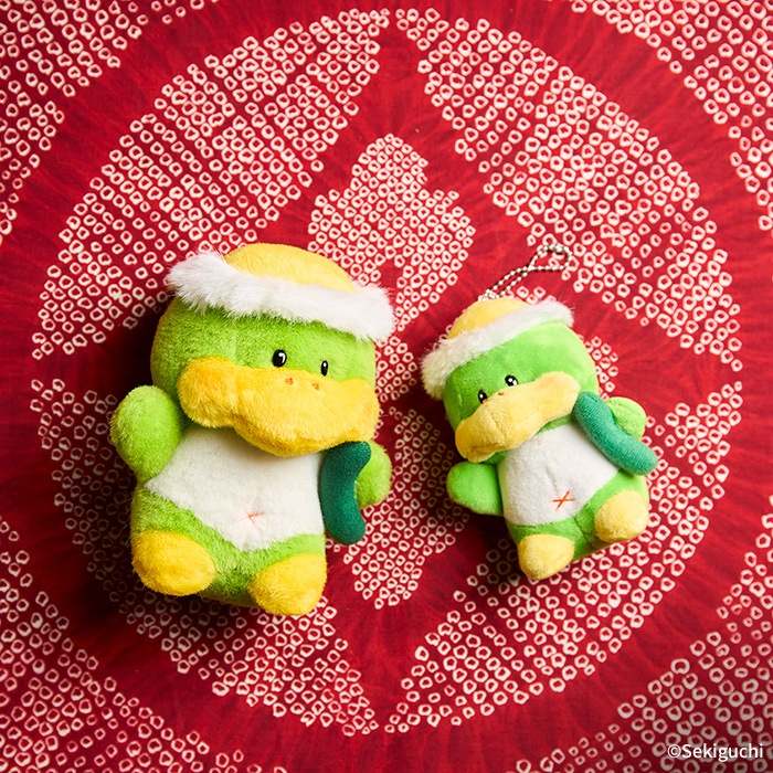 カッパのキューキュー マスコット|【ぬいぐるみのセキグチ】メーカー