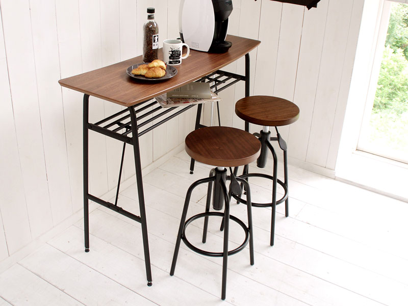 高さ調整のできるカウンタースツール｜インダストリアル | インテリア