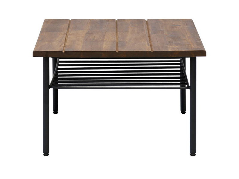 インダストリアルなローテーブル｜スチール脚｜幅90cm | インテリア