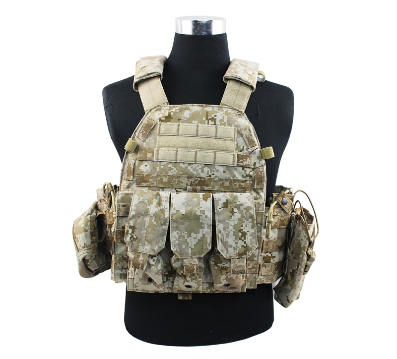 EMERSON LBT6094Aスタイル プレートキャリア 3ポーチ付 AOR1