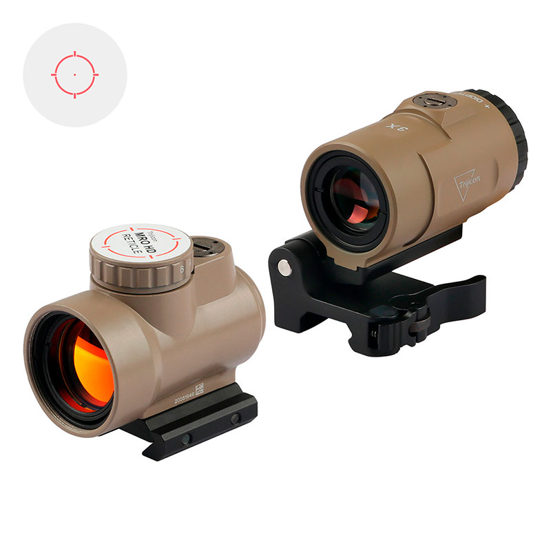 TRタイプ MROドットサイト&3倍マグニファイヤーセット TAN | 光学機器