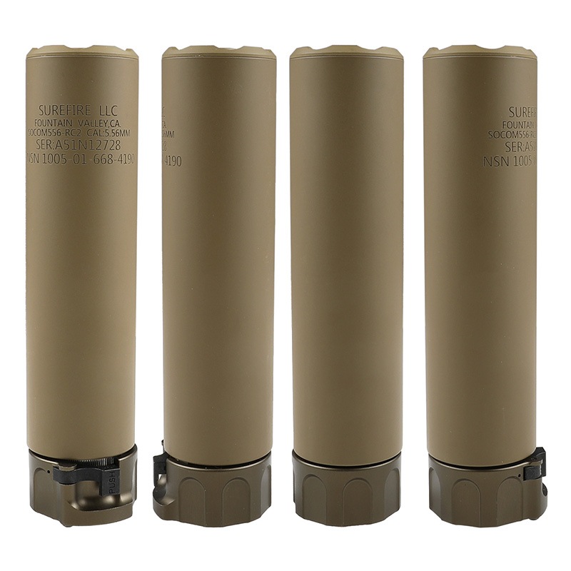 5KU SF SOCOM556-RC2タイプ サプレッサー DE (14mm逆ネジ) | エアガン
