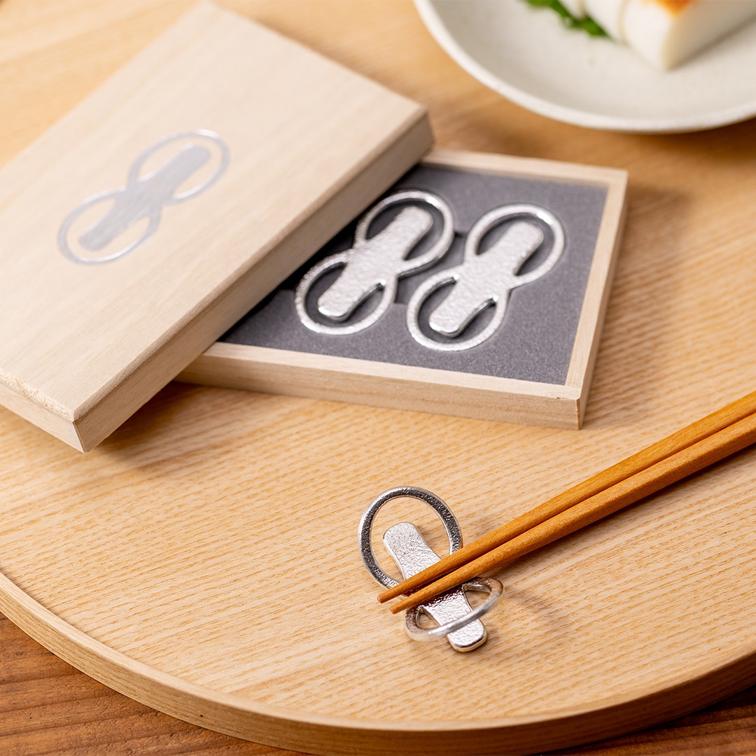 箸置 - 8 - 3ヶ入｜錫製雑貨・酒器の通販は能作オンラインショップ