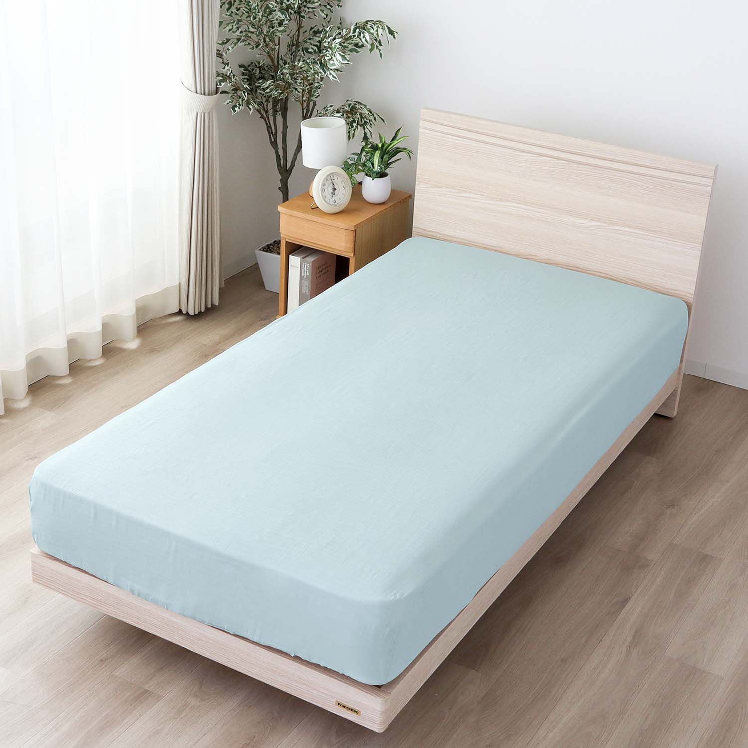 SEK抗菌防臭加工 ベッドシーツ 二重ガーゼ 無地 テンポ | 布団・寝具