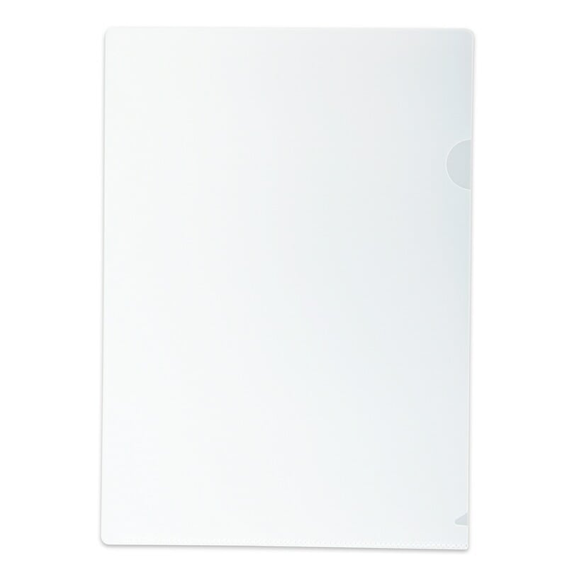 プラス(PLUS) クリアーホルダー A4 厚口 0.5mm 20枚入 クリアー FL