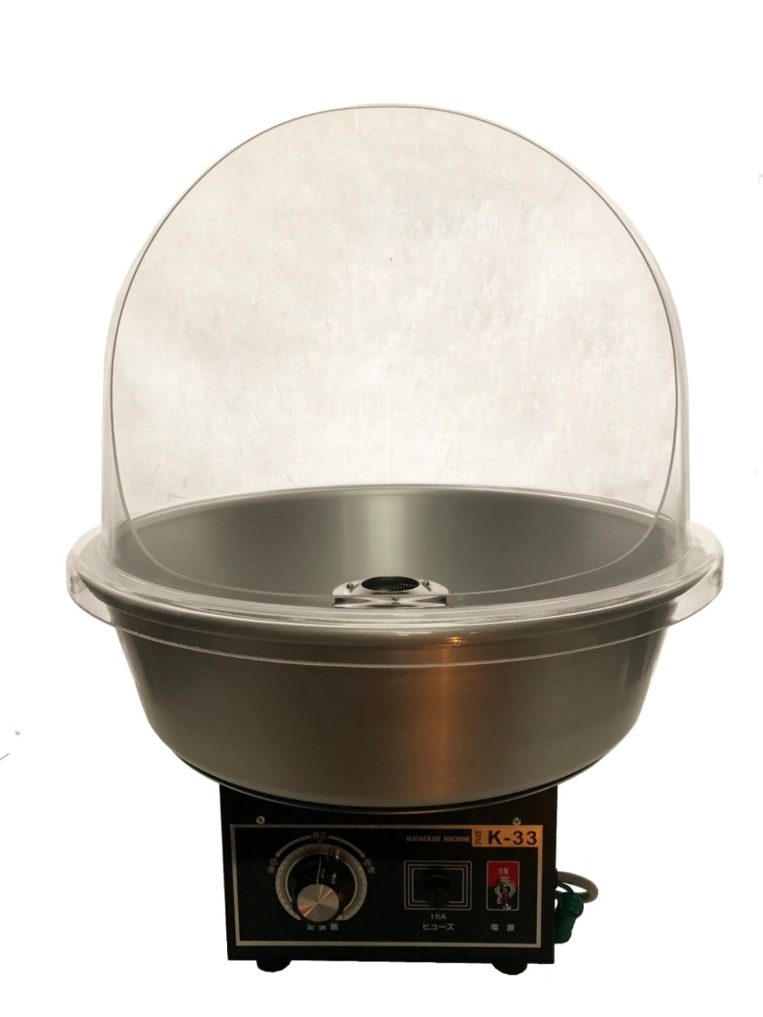 綿菓子機(わたあめ機) K-33型 ☆バブルカバー付き☆ ライオン