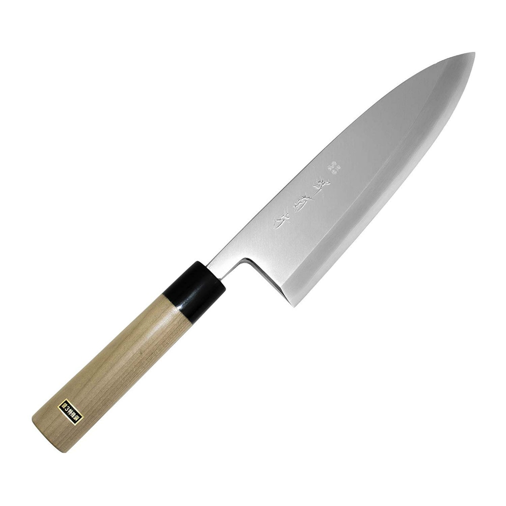 出刃15cm 堺菊守 銀三鋼 AK-515 150mm 名入れ無料 サヤ・本刃付け