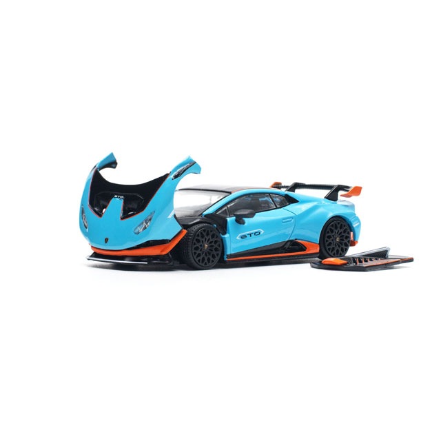 1/64 LAMBORGHINI HURAC??N STO BLU LAUFEY/ARANCIO XANTO