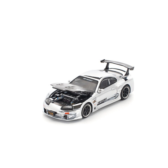 1/64 TOP SECRET GT300 SUPRA - SILVER CHROME トップシークレット