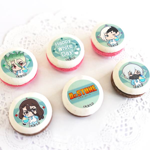 ホワイトデープリマカロン6個セット2024（石神千空＆あさぎりゲン