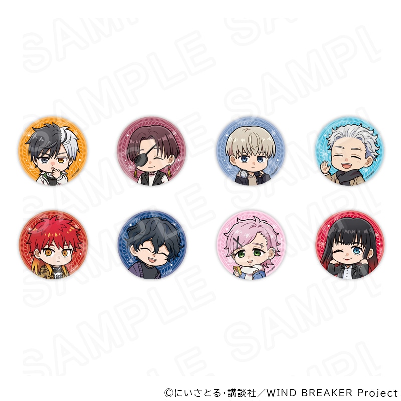 03/04 発送予定】 TVアニメ『WIND BREAKER』ミニキャラ缶バッジ（冬