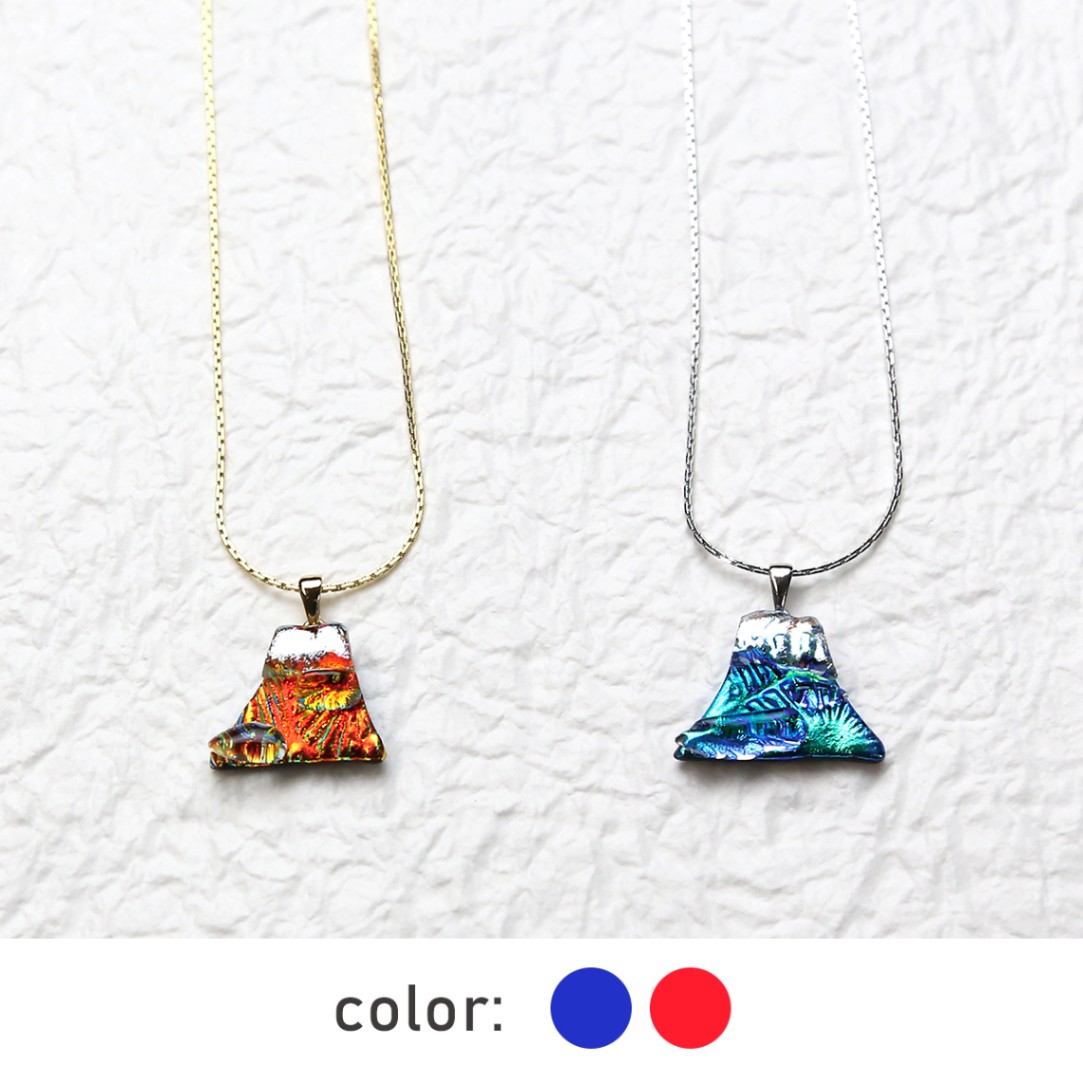 和 ] 富士山Fuji チェーンネックレス | 福村硝子 | ものとアート 公式通販