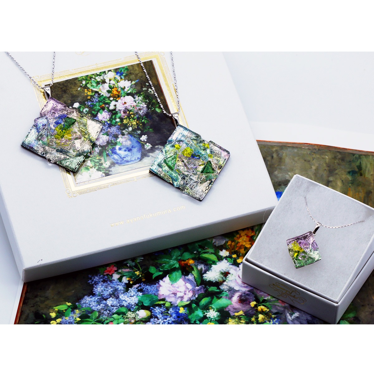 ルノワール《春の花束》＞ネックレス | ayanofukumura | ものとアート