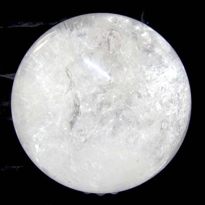 開運 巨大 天然 レインボー 水晶玉 クリスタル 置物 97mm （一点モノ