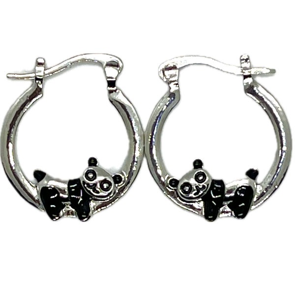 パンダ輪っかピアス ネコポス便なら【送料無料】｜ぱんだグッズ,中国