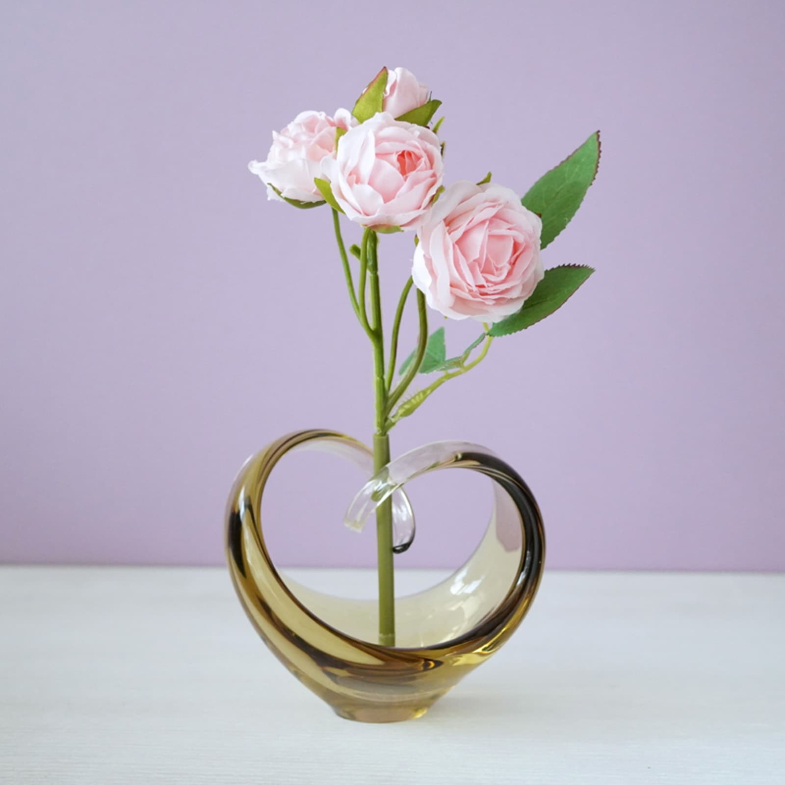 ハートクルヴァ：フラワーベース GIFT | ガラス製品 | Sghr