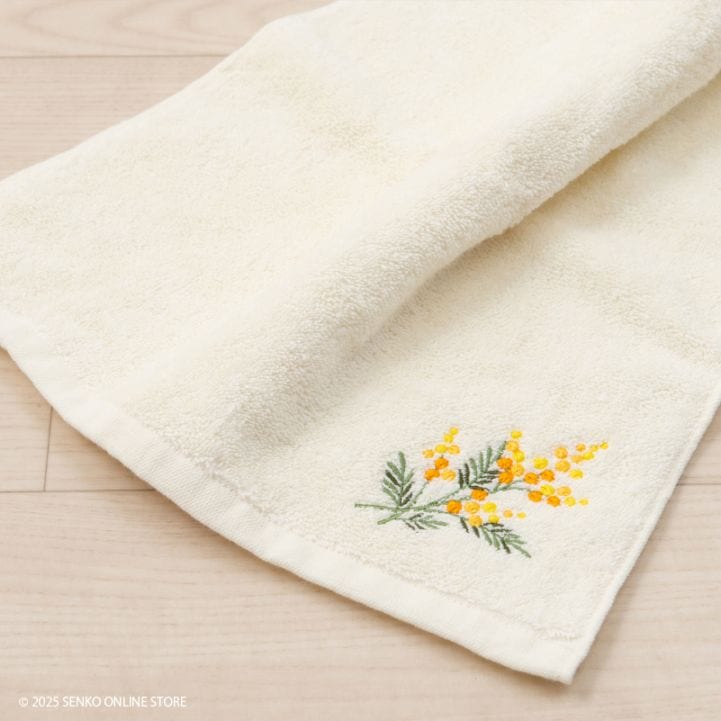 SDS yorisou ミモザ ハンドタオル 約33×75cm イエロー | ブランド,SDS