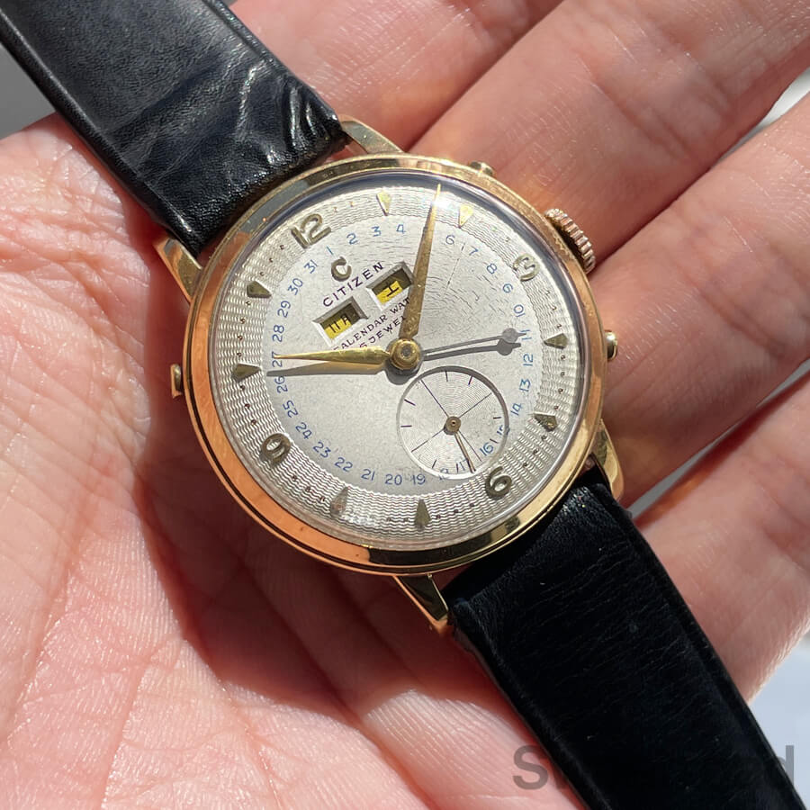 シチズン トリプルカレンダー 14KGF 1951年製 | スイートロード