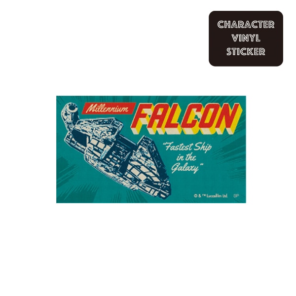 公式] STAR WARS キャラクターステッカー ミレニアム・ファルコン