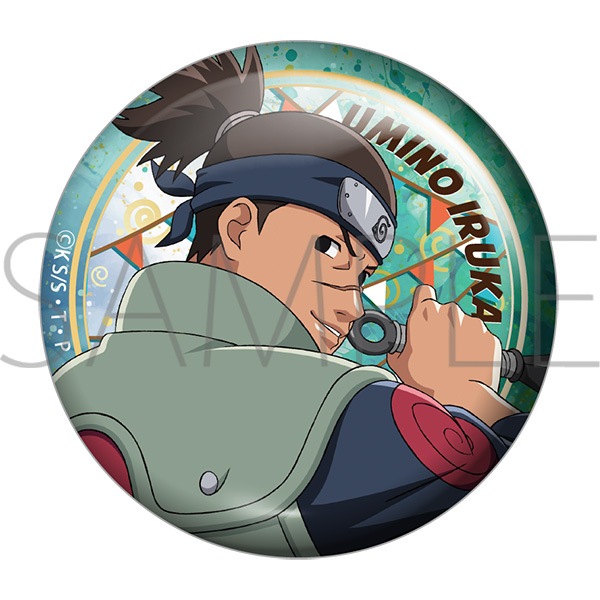 NARUTO-ナルト- 疾風伝 缶バッジセット IRUKA2024 | グッズ 通販