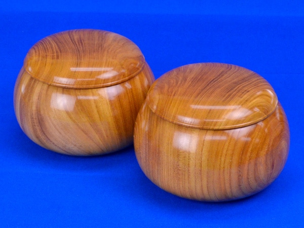 囲碁 木製碁笥 欅 超特大 ※蛤碁石40号まで収納可能 | 碁笥・碁笥箱