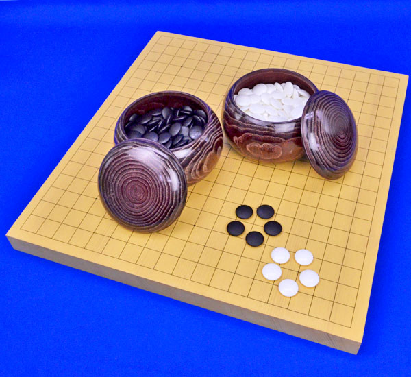 囲碁】欅碁笥 本蛤碁石、那智黒石 11.4ミリ 囲碁欅碁笥 本蛤碁石、