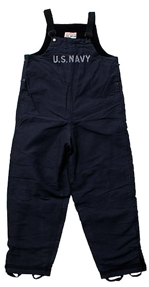 USN(米海軍) WWII ブルー・デッキパンツ/大戦後期フック金具タイプ