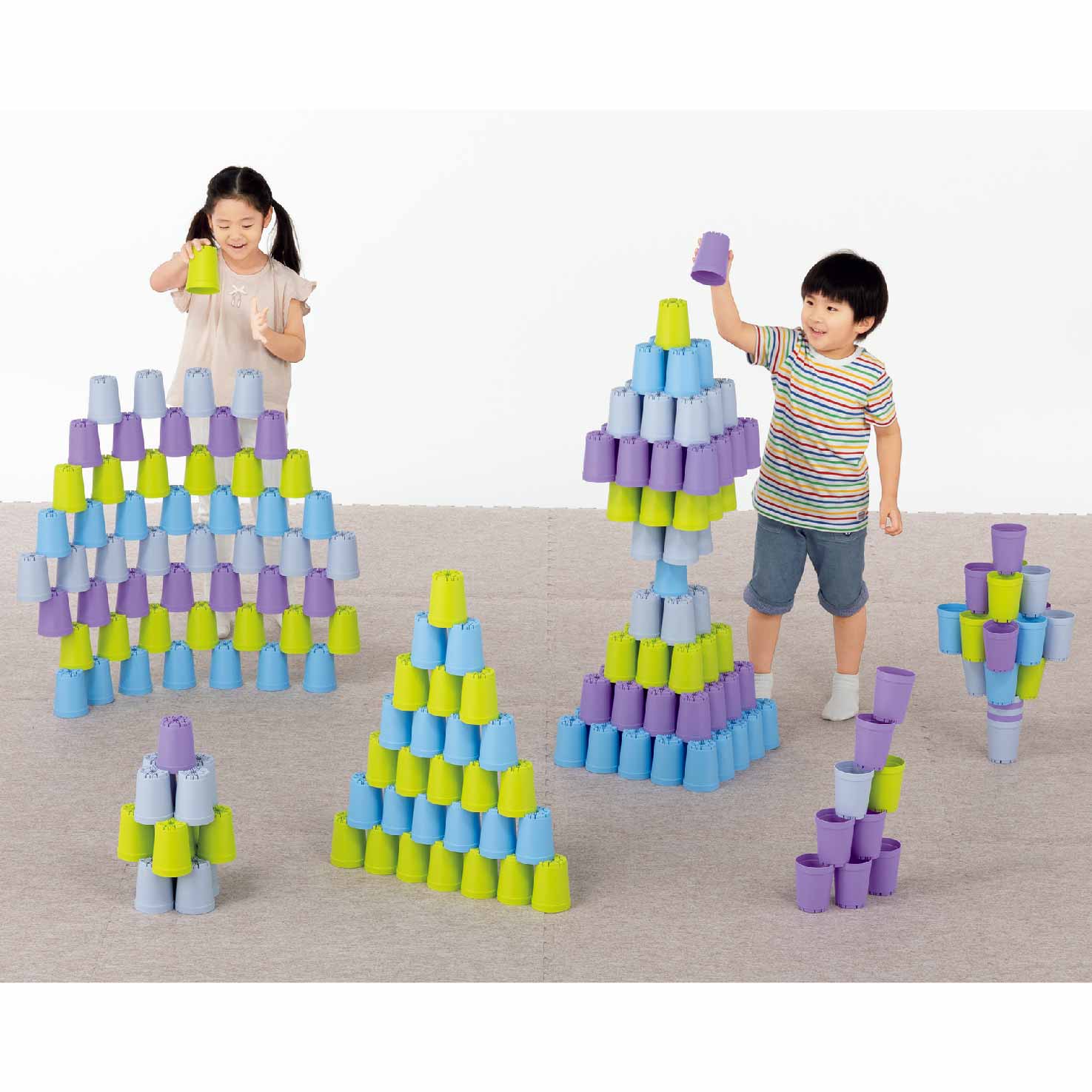 スタッキングカップス・まる(225個組） | マスセット