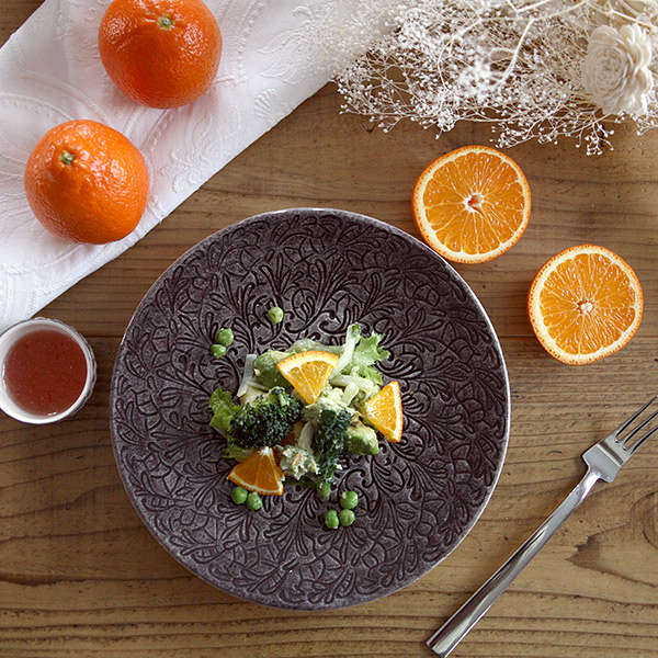 総レースがかわいいお皿！フルレースプレート 20cm 北欧