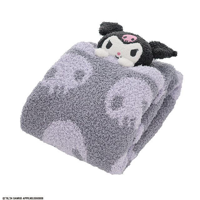 サンリオ クロミ すやもこクロミ マスコット付きブランケット | タオル