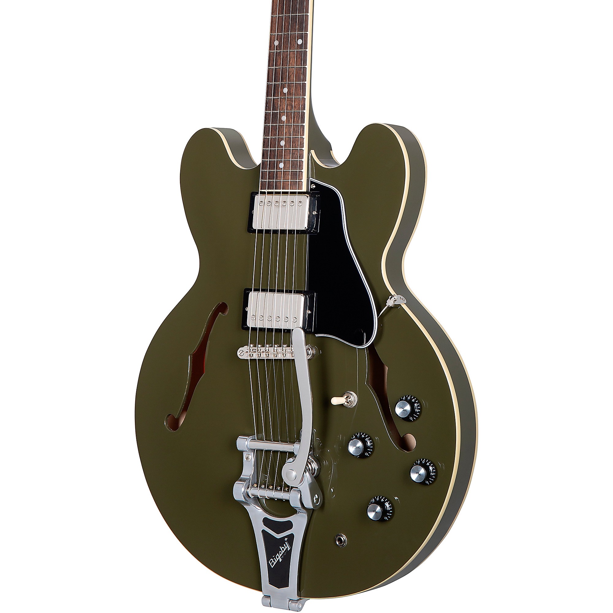 Epiphone ES-335 Bigsby Semi-Hollow Electric Guitar Olive Drab