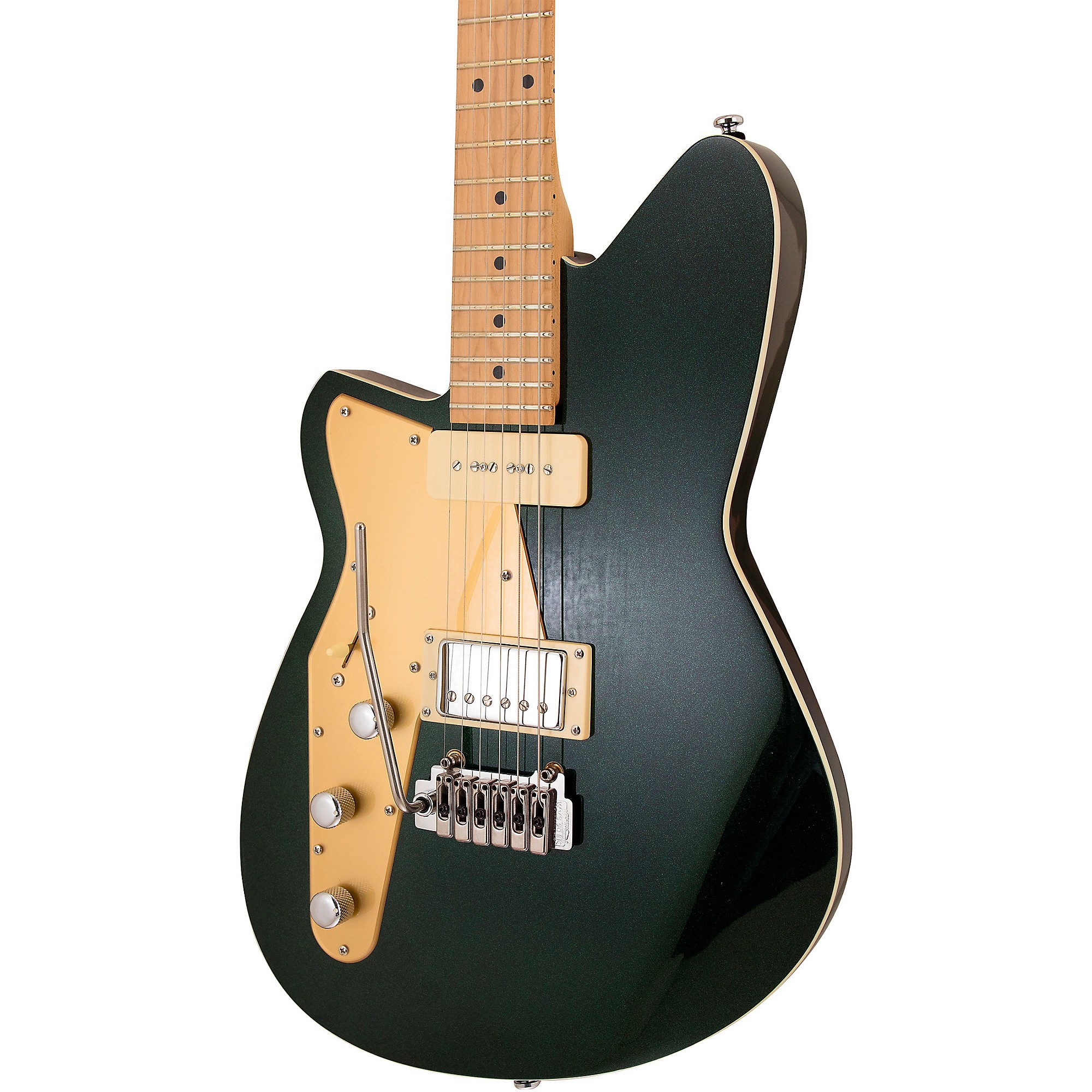 Reverend Double Agent W Left Handed Electric Guitar Outfield Ivy