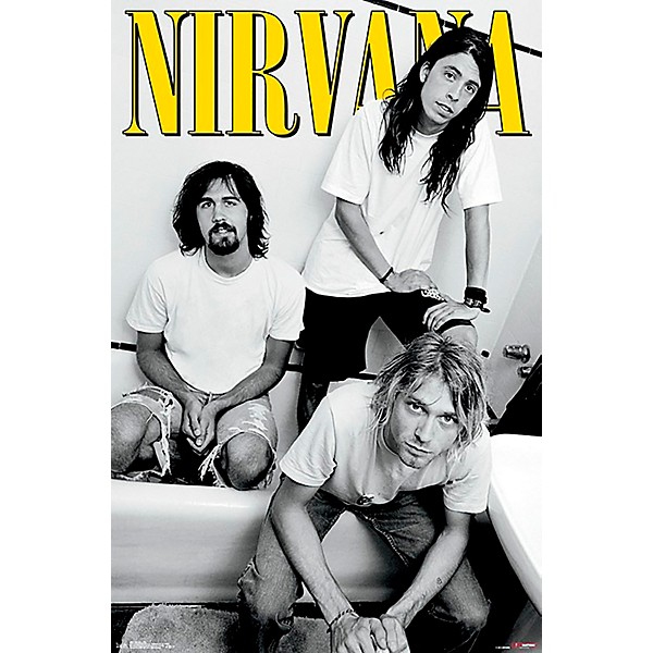 Trends International Nirvana - Trio Poster | Guitar Center